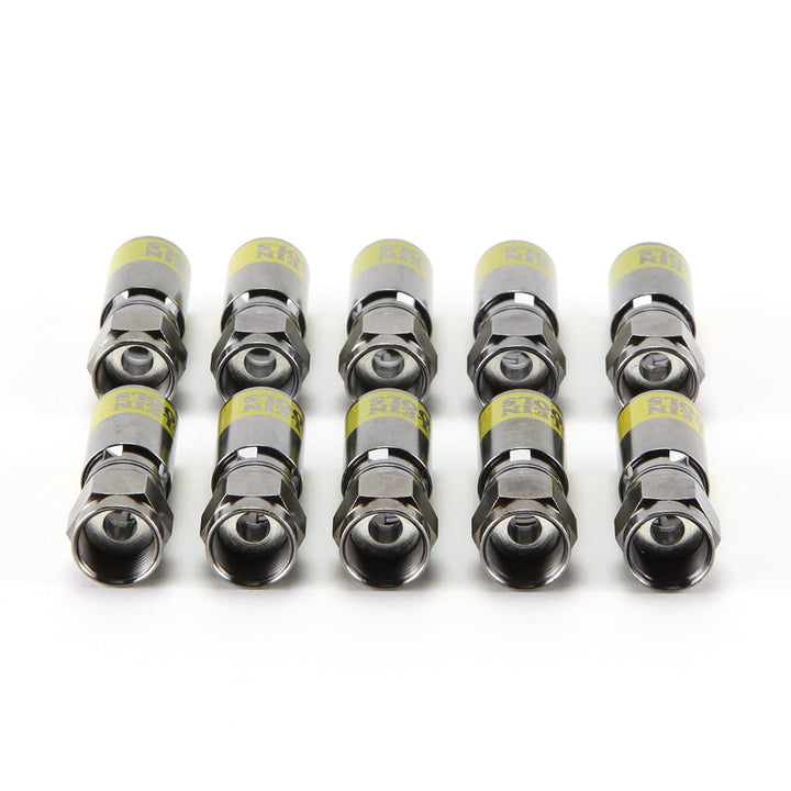 Klein Tools VDV812-606 Universal F Compression Connectors RG6/6Q, 10-Pack