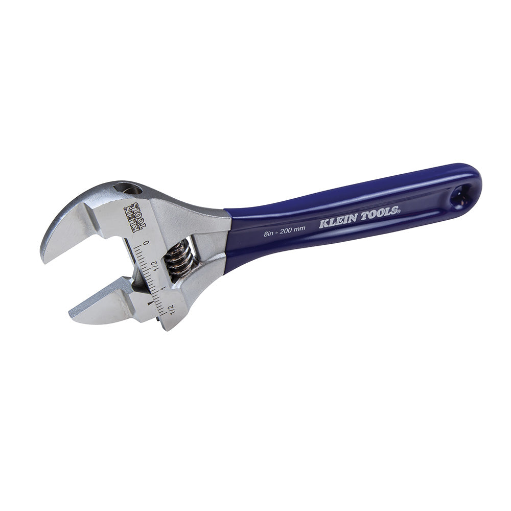 Klein Tools D86936 Slim-Jaw Adjustable Wrench, 8"