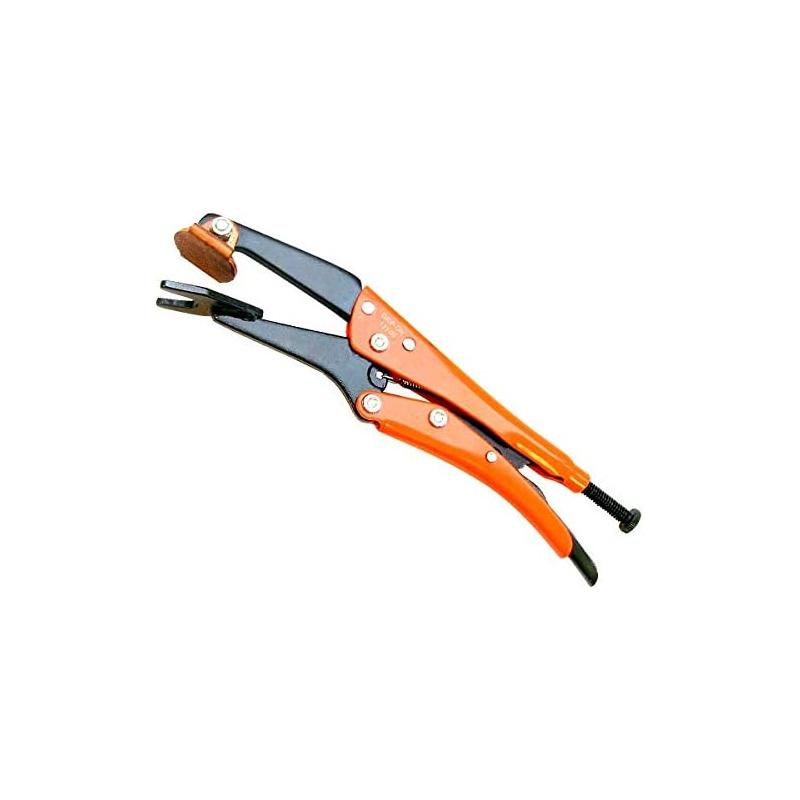 Grip-On 13709 9 Inch Plugweld Locking Pliers, Nickel-Plated