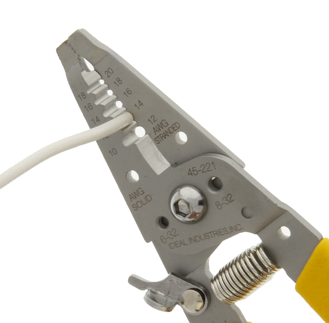 Ideal 45-221 Reflex Super T-Stripper Wire Stripper, Stainless Steel