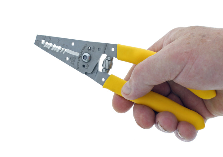 Ideal 45-222 Reflex Super T-Stripper Dual NM Wire Stripper, Stainless Steel