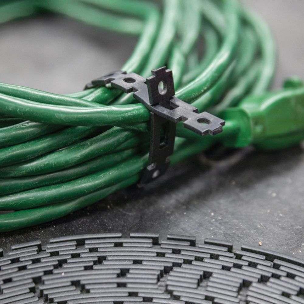 Klein Tools 450950 Hook and Loop Tape, 3/4-Inch, 25-Foot, Black, Custom  Length Cable Ties