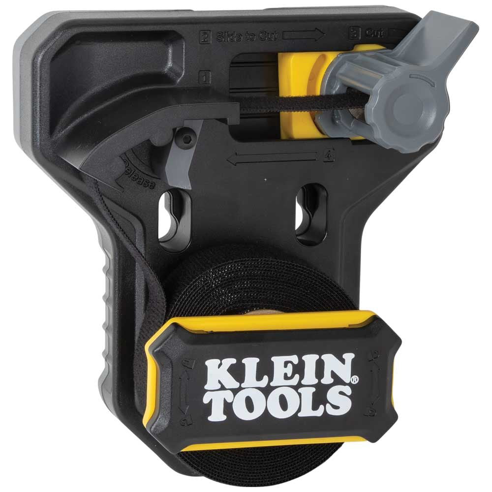 Klein Tools 450-900 Hook and Loop Tape Dispenser, Versatile Cable Ties, Custom Length