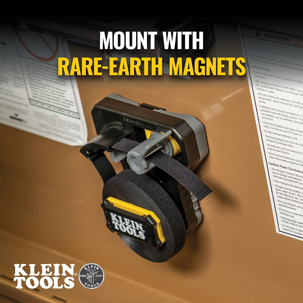 Klein Tools 450-900 Hook and Loop Tape Dispenser, Versatile Cable Ties, Custom Length