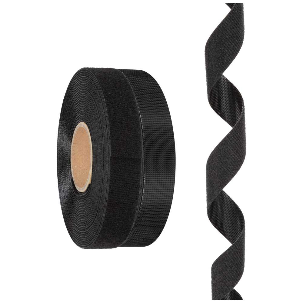 Klein Tools 450-950 Hook and Loop Tape, 3/4-Inch, 25-Foot, Black, Custom Length Cable Ties