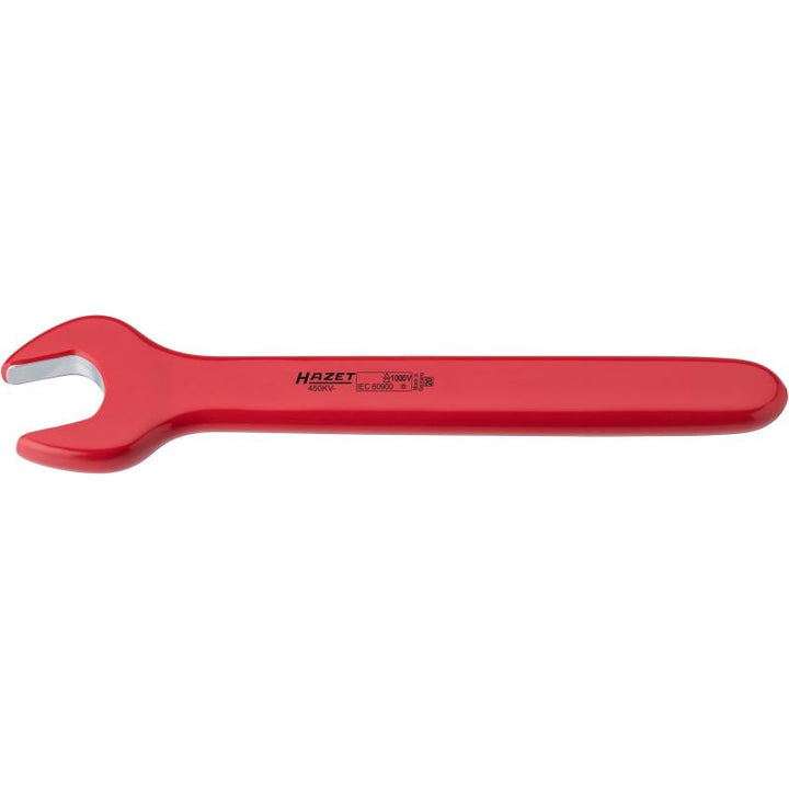 Hazet 450KV-22 Single Open-End Wrench with Protective Insulation, 22mm