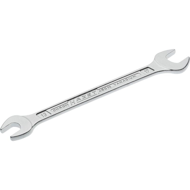 Hazet 450N-13X17 Double Open-End Wrench, 13x17mm