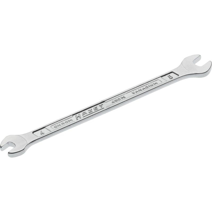 Hazet 450N-4X5 Double Open-End Wrench, 4x5mm