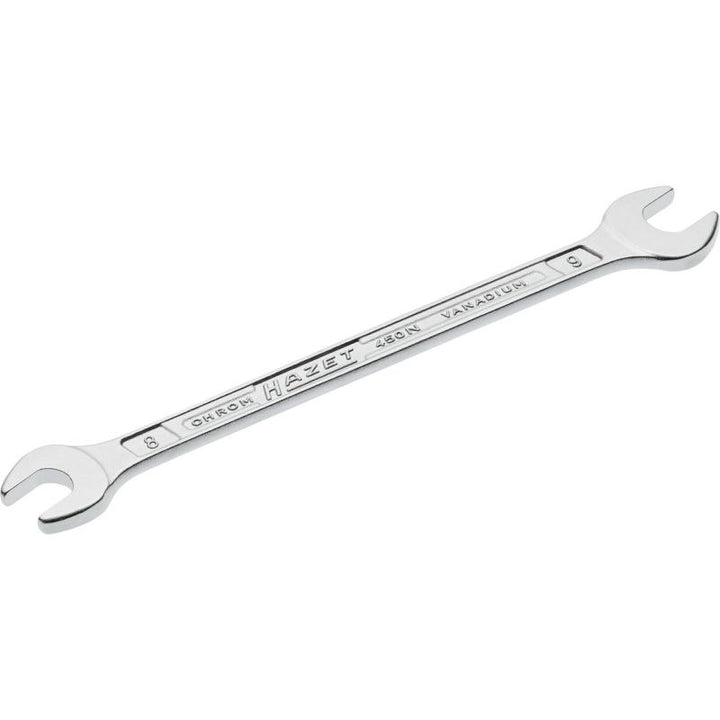 Hazet 450N-8X9 Double Open-End Wrench, 8x9mm