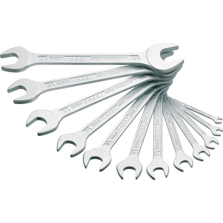 Hazet 450N/12 Double Open-End Wrench Set, 12 Pieces