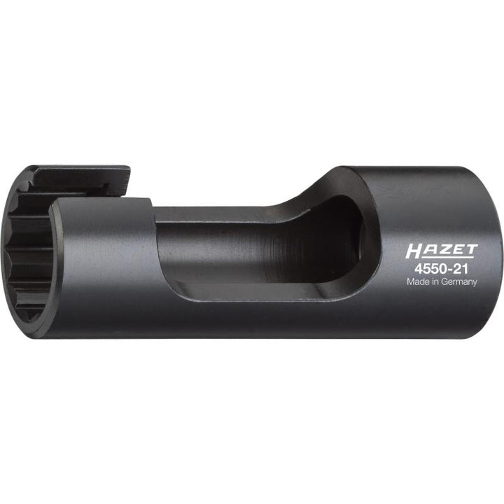 Hazet 4550-21 Injection Line Wrench, 21mm 12-Point Profile, 1/2" Square Drive