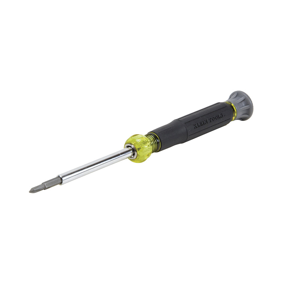 Klein Tools 32581 4-in-1 Precision Electronics Screwdriver with Rotating Cap