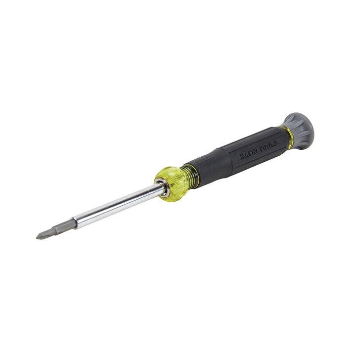 Klein Tools 32581 4-in-1 Precision Electronics Screwdriver with Rotating Cap
