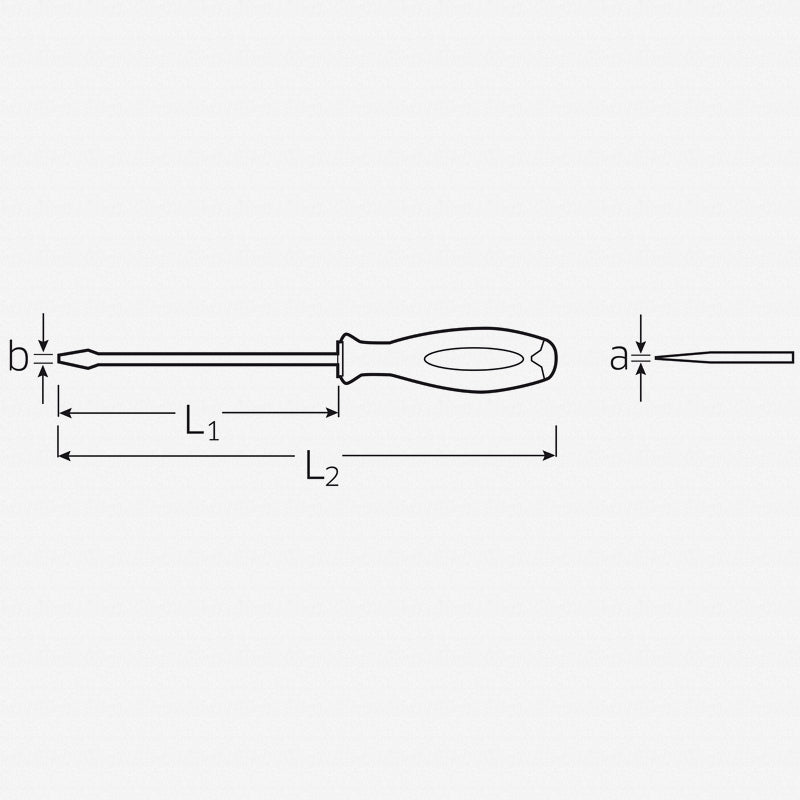 Stahlwille 46203040 4620 DRALL+ 4 x 100mm Slotted Screwdriver
