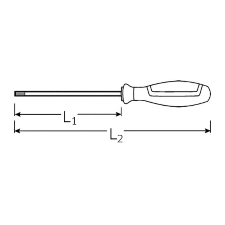 Stahlwille 46563030 4656 DRALL+ T30s Security TORX® Screwdriver
