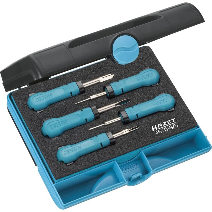 Hazet 4670-9/5 Cable Release Tool Assortment, 5 Pieces
