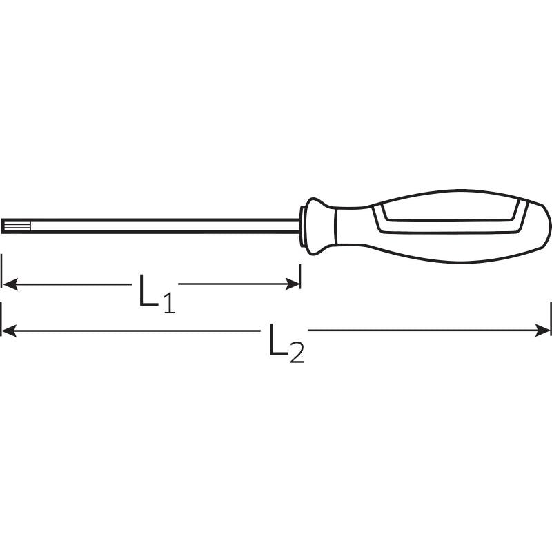 Stahlwille 46753030 4675 VDE DRALL+ T30 x 100mm Insulated TORX® Screwdriver