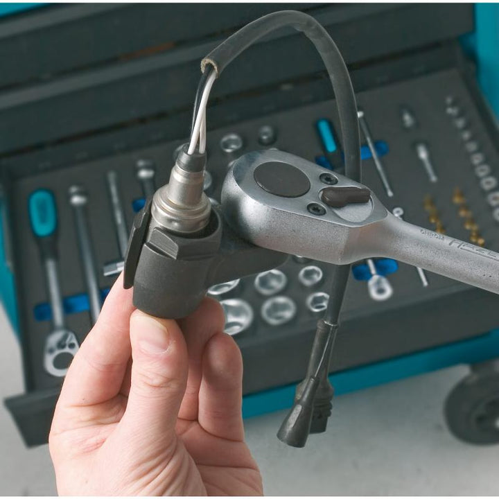 Hazet 4680-5 Lambda Probe Socket, 22mm Hex, 1/2" Double Square Drive