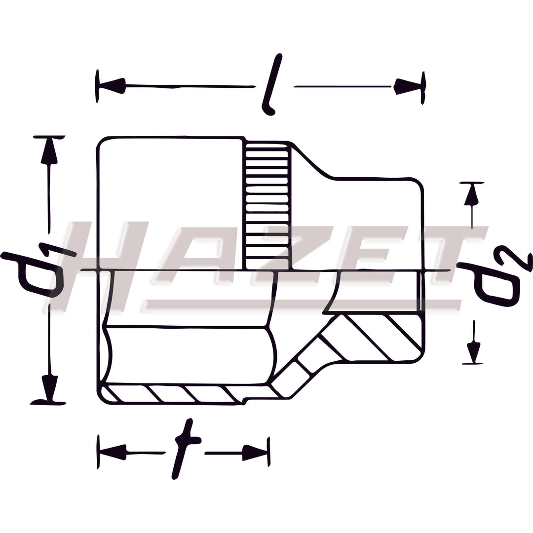 Hazet 880-E10 TORX® 10mm (3/8") E10 Socket