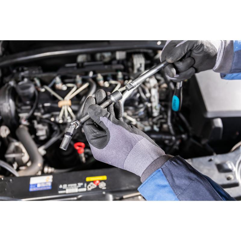 Hazet 4760-2 Glow Plug Wrench, 8mm Hex, 3/8" Square Drive