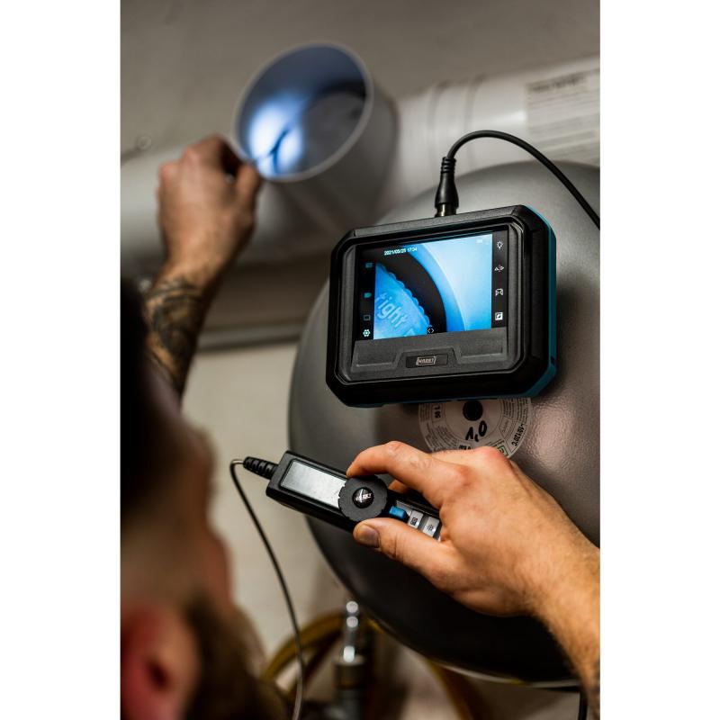 Hazet 4812-21/5AF Borescope Set Swivelling Probe, 180°, ⌀ 4.5 mm, 5 Pieces