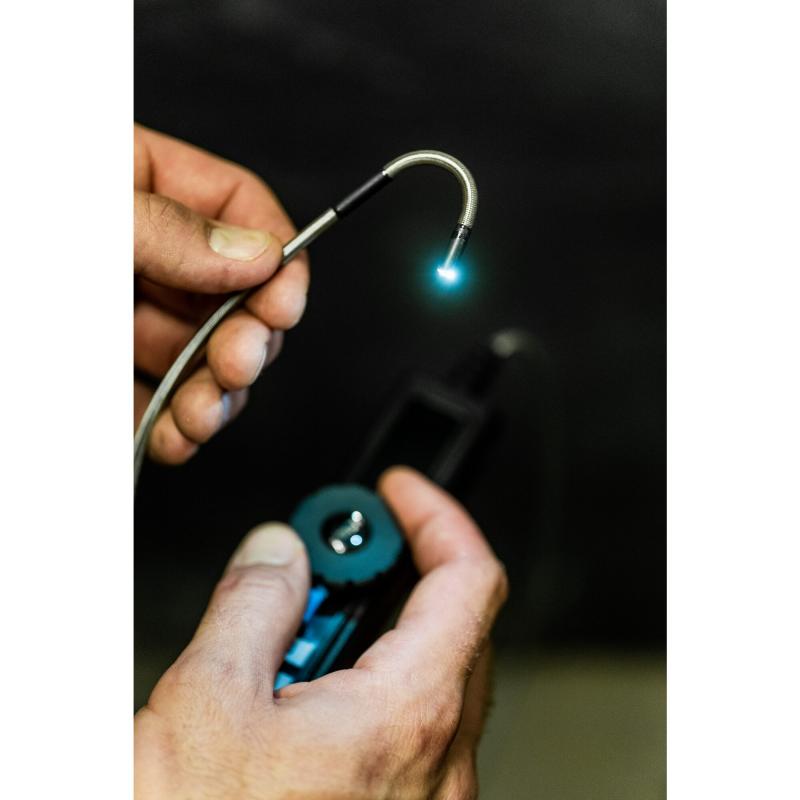 Hazet 4812-21/5AF Borescope Set Swivelling Probe, 180°, ⌀ 4.5 mm, 5 Pieces