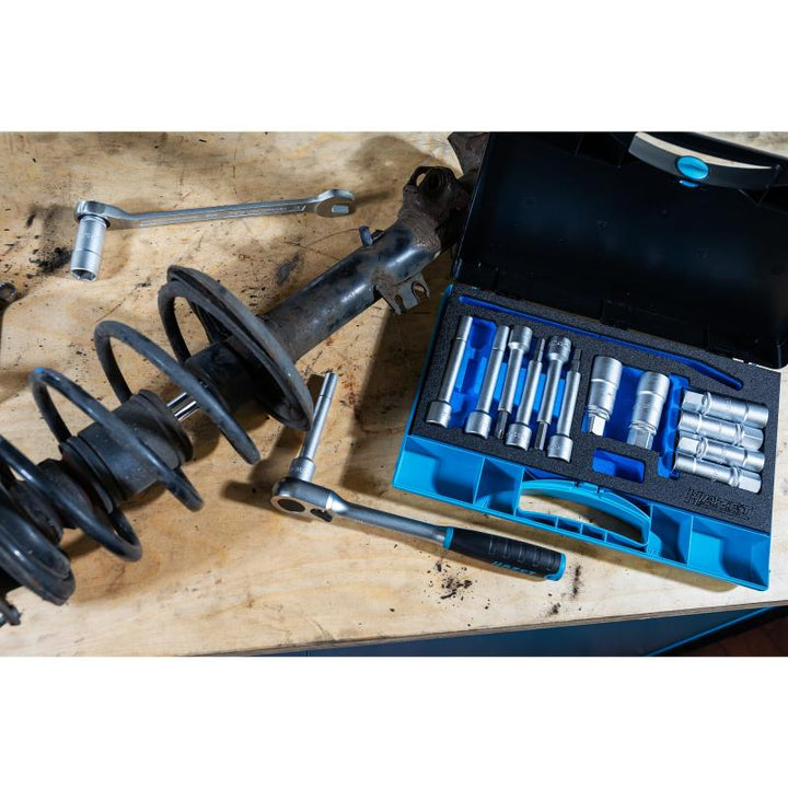 Hazet 4915/15 Shock Absorber Tool Set, 15 Pieces