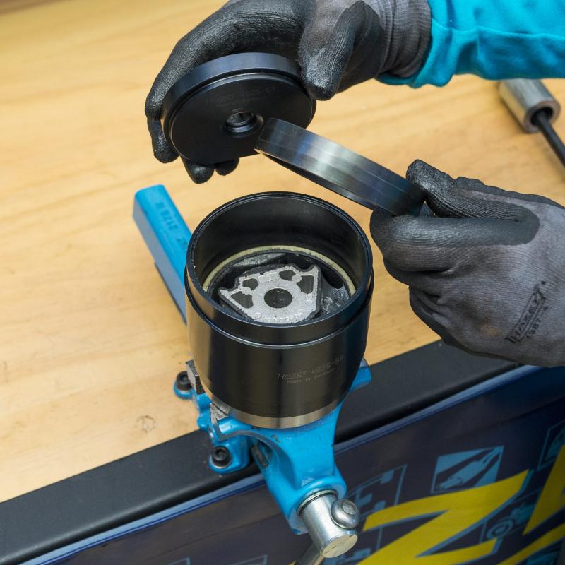 Hazet 4925-2510/9 Double Silent Block Tool Set, 9 Pieces