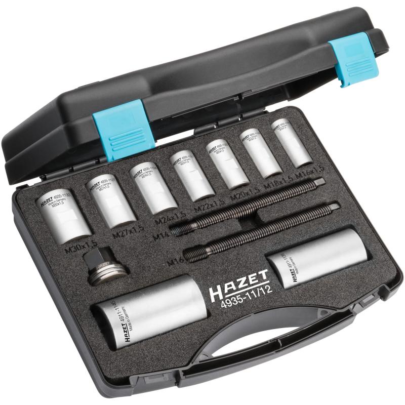 Hazet 4935-11/12 Drive Shaft Disassembly / Assembly Set, 12 Pieces