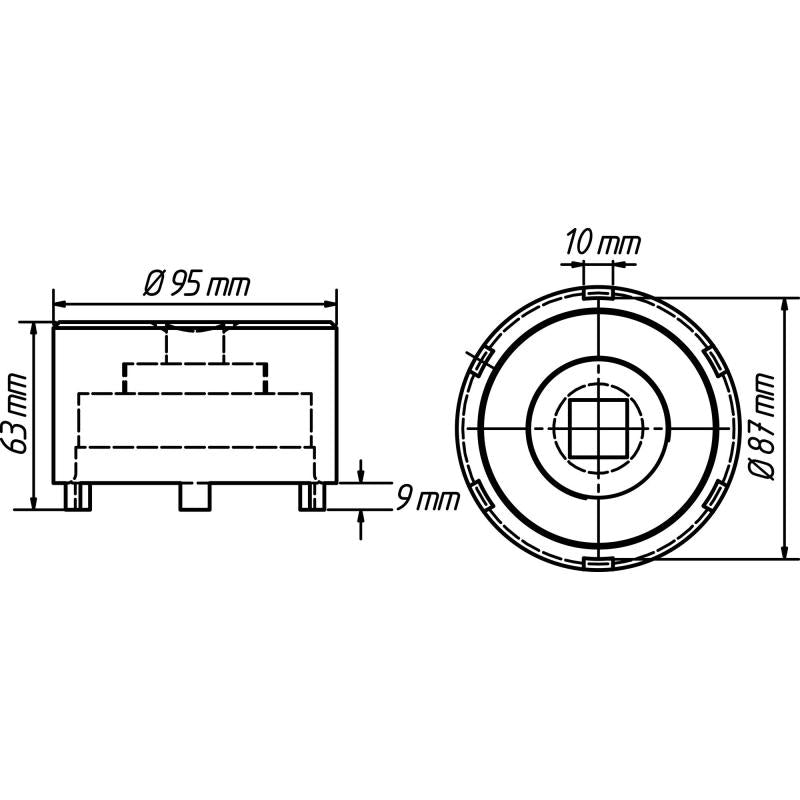 Hazet 4937-87/3 Commercial Vehicle Pin Wrench Set, 3 Pieces