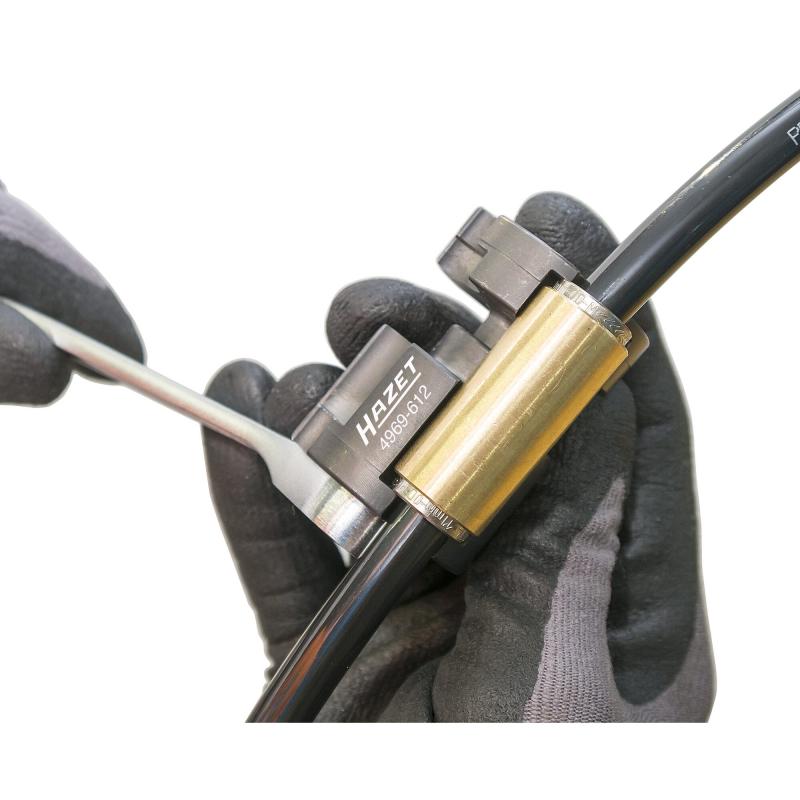 Hazet 4969-612 Compressed Air Quick-Connector Releasing Tool