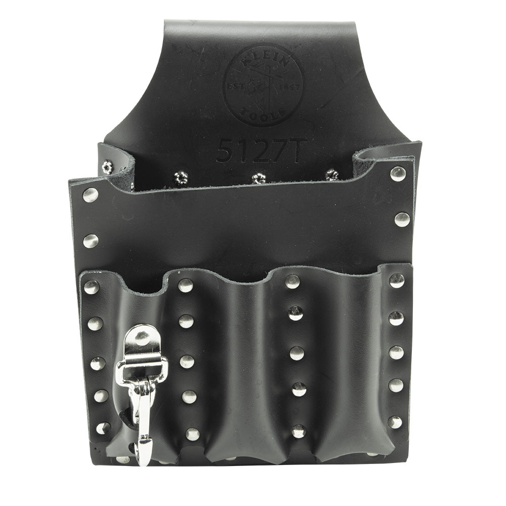 Klein Tools 5127T Tool Pouch, 6 Pocket, Tunnel Loop