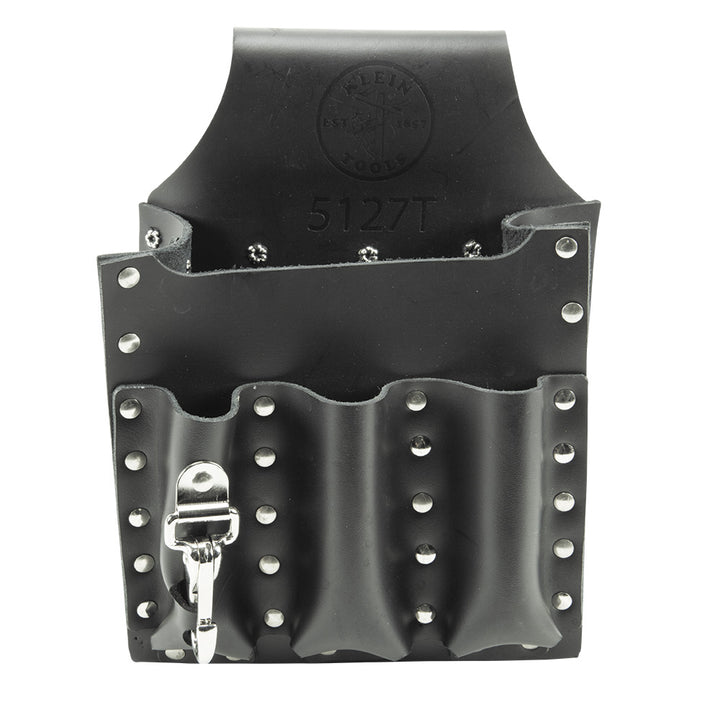 Klein Tools 5127T Tool Pouch, 6 Pocket, Tunnel Loop