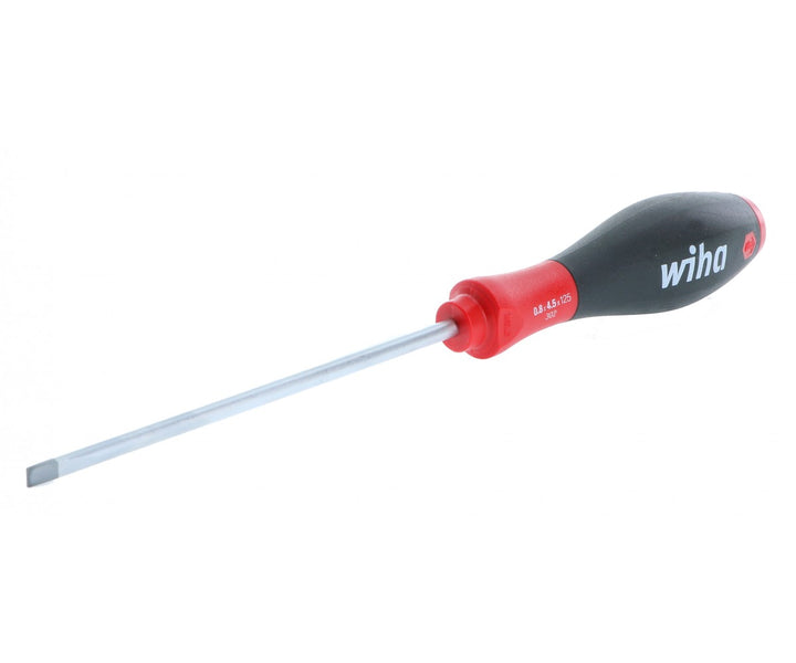 Wiha Tools 30211 SoftFinish Slotted Screwdriver, 4.5 mm x 125 mm