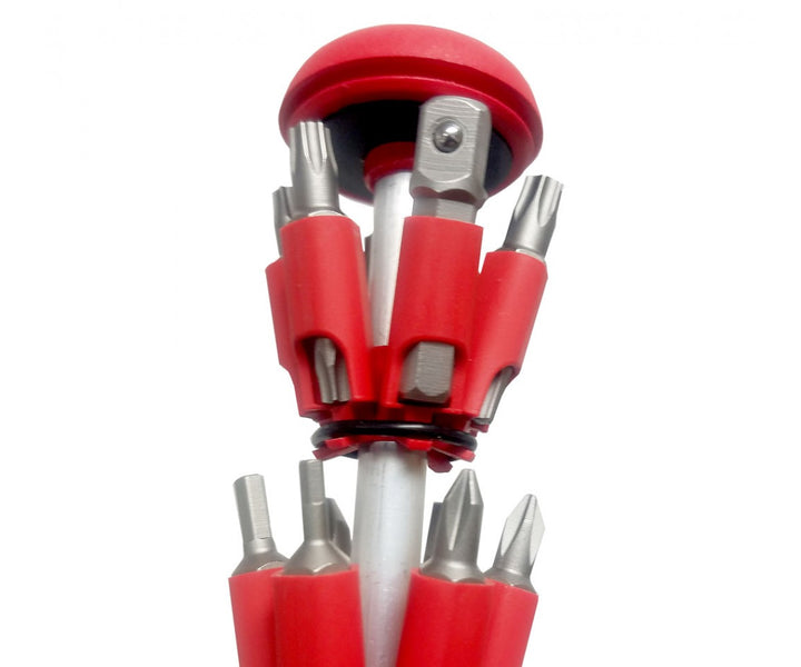 Wiha Tools 77793 26-in-1 Ultra Driver Tradesman Socket Set with Square Socket adapter 29 piece set