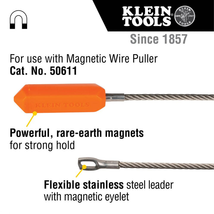 Klein Tool 50611ML Magnetic Wire Puller Replacement Leader