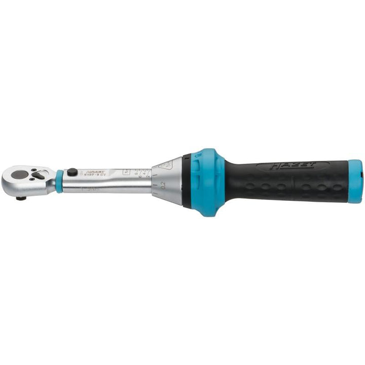 Hazet 5107-3CT Torque Wrench, 1-9 Nm, 6.3mm (1/4") Square