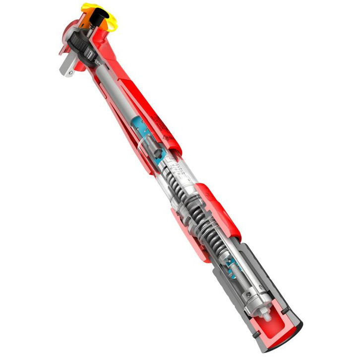 Hazet 5109KV Torque Wrench with Protective Insulation, 5-25 Nm, 10mm (3/8") Square