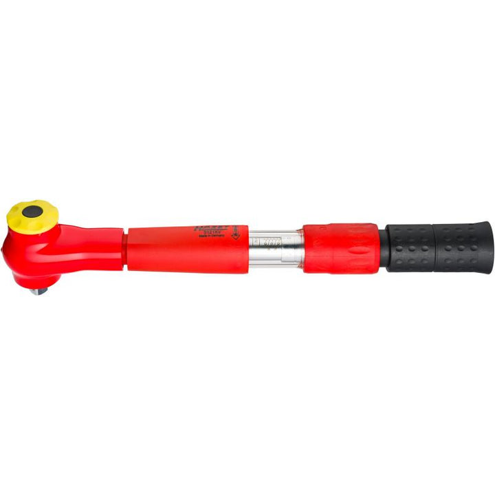 Hazet 5121KV Torque Wrench with Protective Insulation, 20-120Nm, 12.5mm (1/2") Square