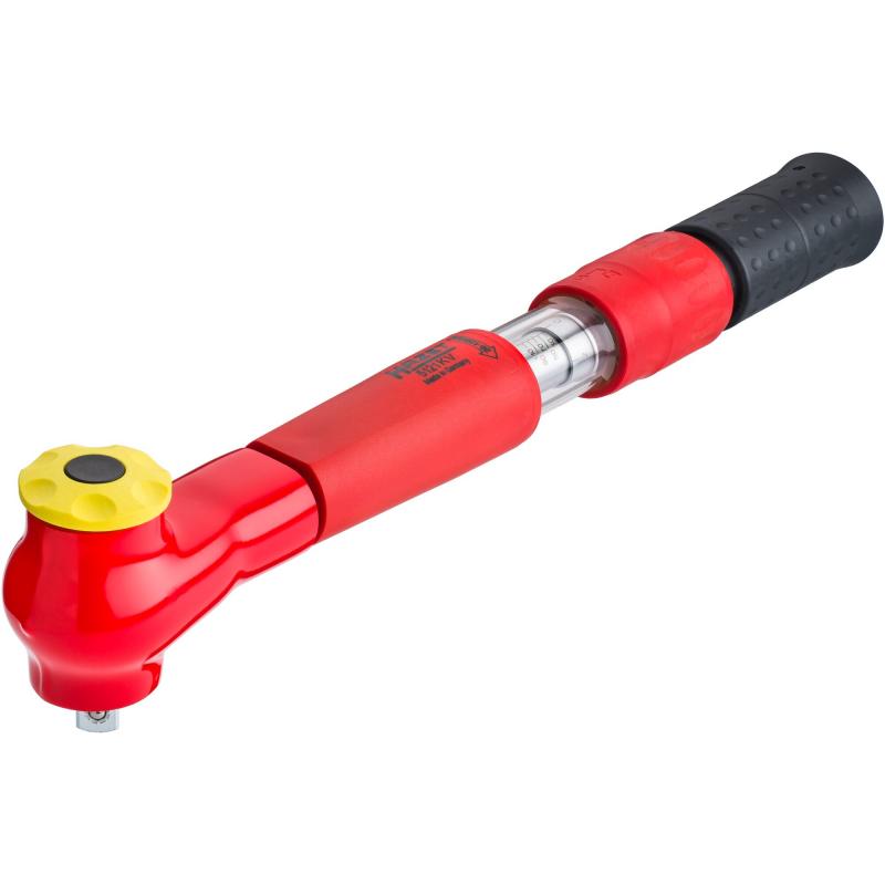 Hazet 5121KV Torque Wrench with Protective Insulation, 20-120Nm, 12.5mm (1/2") Square
