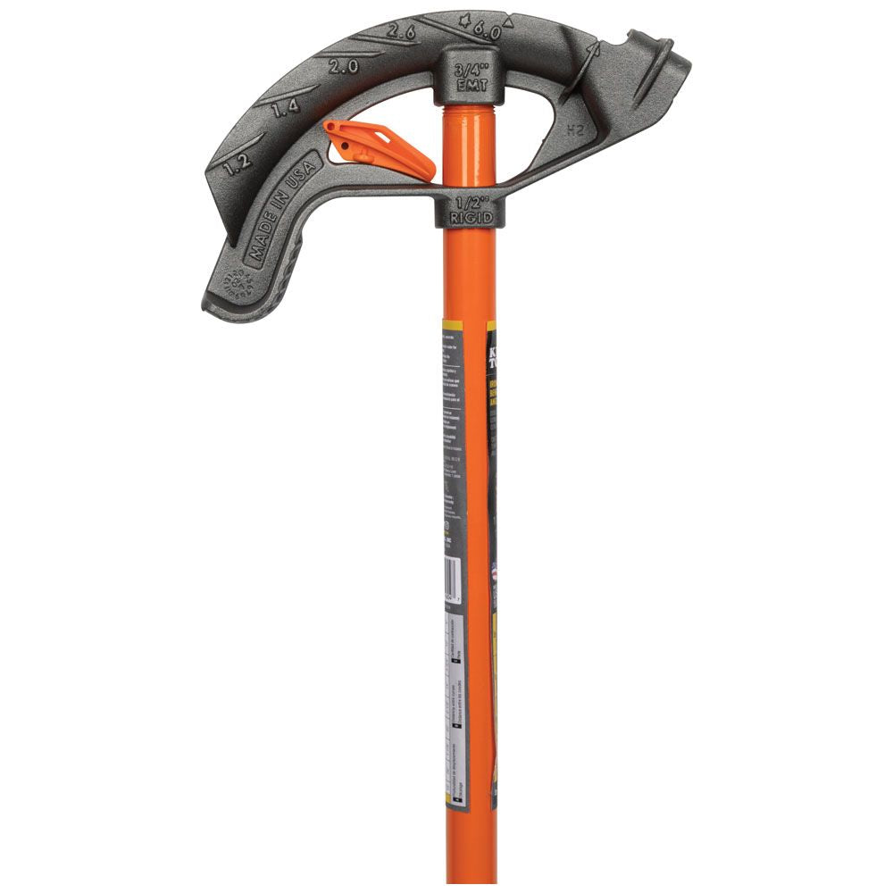 Klein Tools 51603 Iron Conduit Bender 1/2-Inch EMT with Angle Setter
