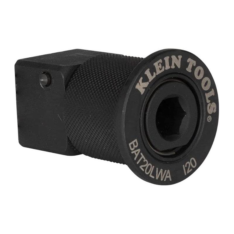 Klein Tools BAT20LWA 7/16-Inch Adapter for 90-Degree Impact Wrench