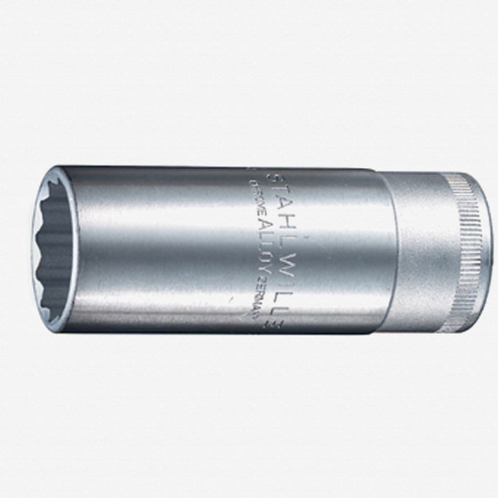 Stahlwille 03020013 51 1/2" Extra Deep 12-pt Socket, 13 mm