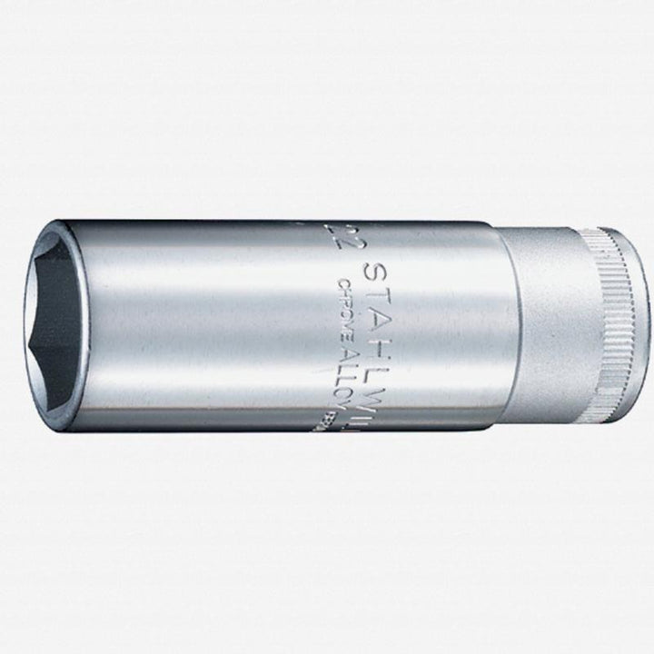 Stahlwille 03240017 51S 1/2" Extra Deep 6-pt Socket, 17 mm