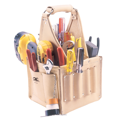 CLC 526 8 1/2″ Leather Electrical & Maintenance Tool Carrier