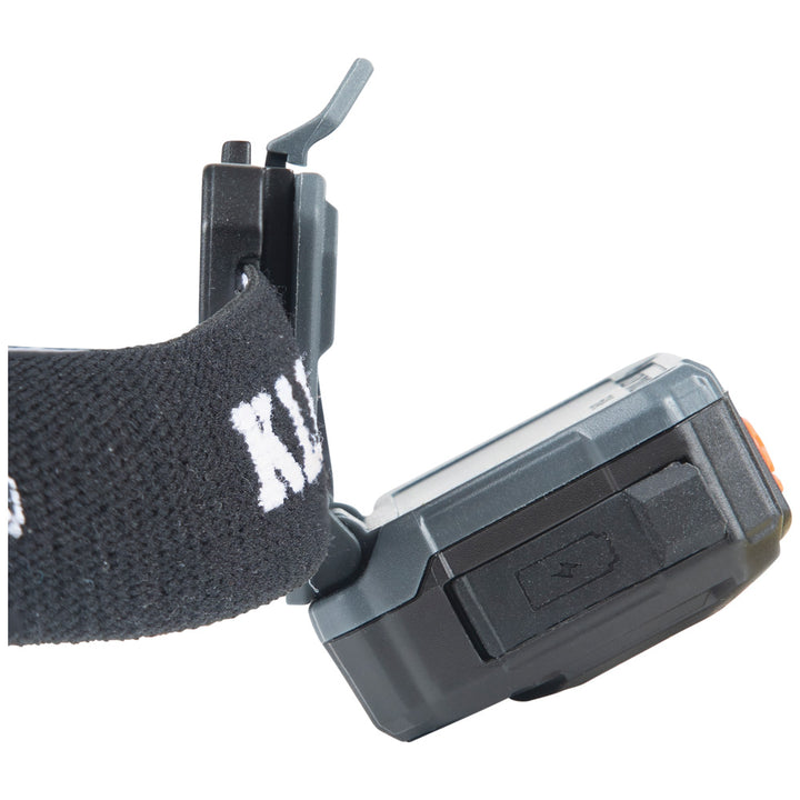 Klein Tools 56049 Rechargeable Light Array Headlamp w/ Strap, 260 Lumen, All-Day Runtime