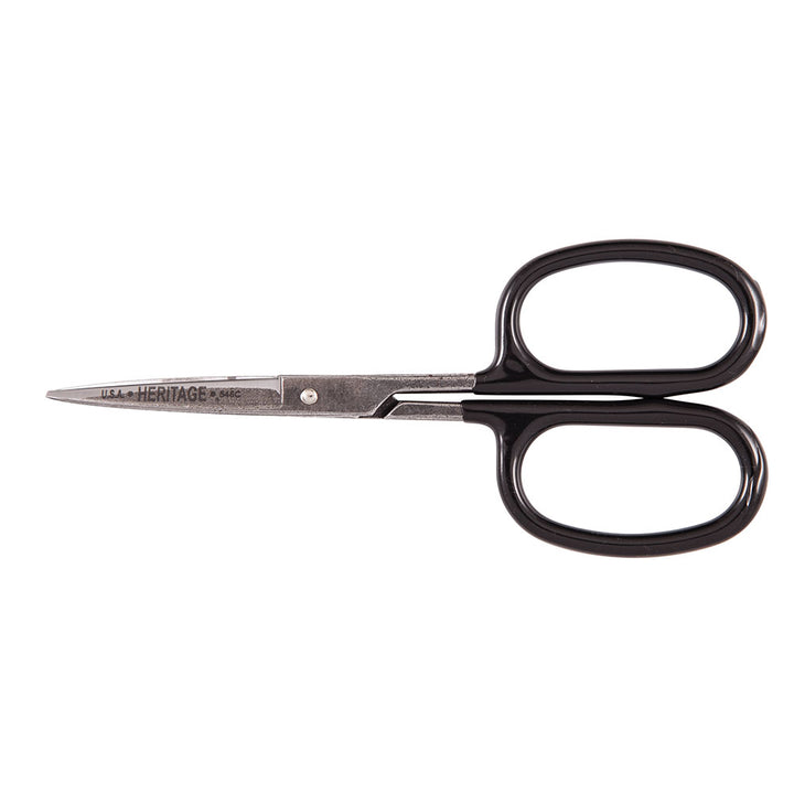 Heritage Cutlery 546C 5 1/2'' Rubber Flashing Scissor w/ Curved Blade