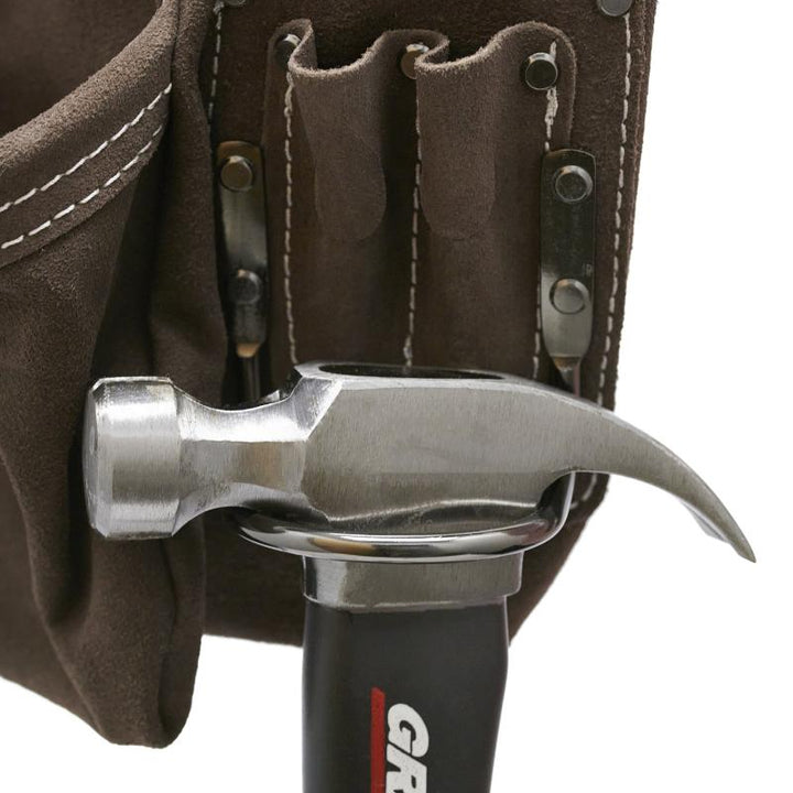 Bucket Boss 54063 10 Pocket Suede Leather Pouch, Pouches