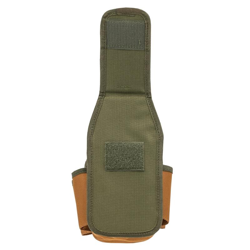 Bucket Boss 54175 Utility Plus Pouch with FlapFit 3 Pockets, Tool Belts, Belt Clip, For 2 in Max Belt Wd, Open Top