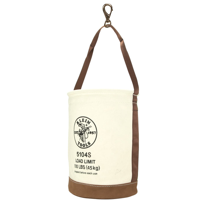 Klein Tools 5104S Leather-Bottom Bucket Swivel Snap